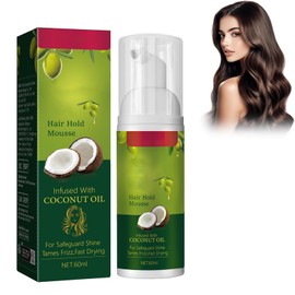 Hppsctink Curl Hair Defining Cream, 60ml Creme zur Definition von Locken, Volumenspendende Creme für Lockiges Haar, Feuchtigkeitsspendend Flauschig Langanhaltender Halt, shampoos
