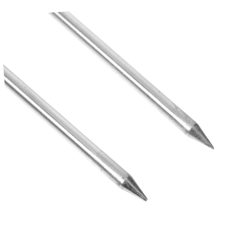 GLEAVI Family Size BBQ Tools 6 Stainless Steel U-skewers for