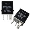 Relay 90987-02012 156700-0870 (Pack of 2), 12VDC 4-Pin Plug-in Automotive