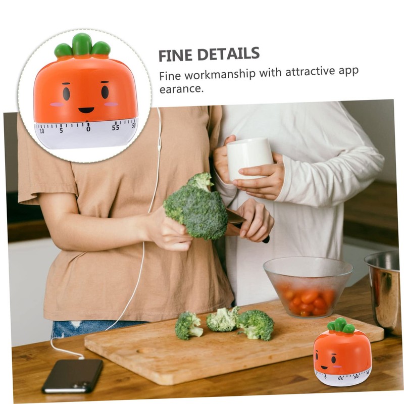 MAGICLULU Cooking Timer 2pcs Fruit Timer Easy to Identify Large