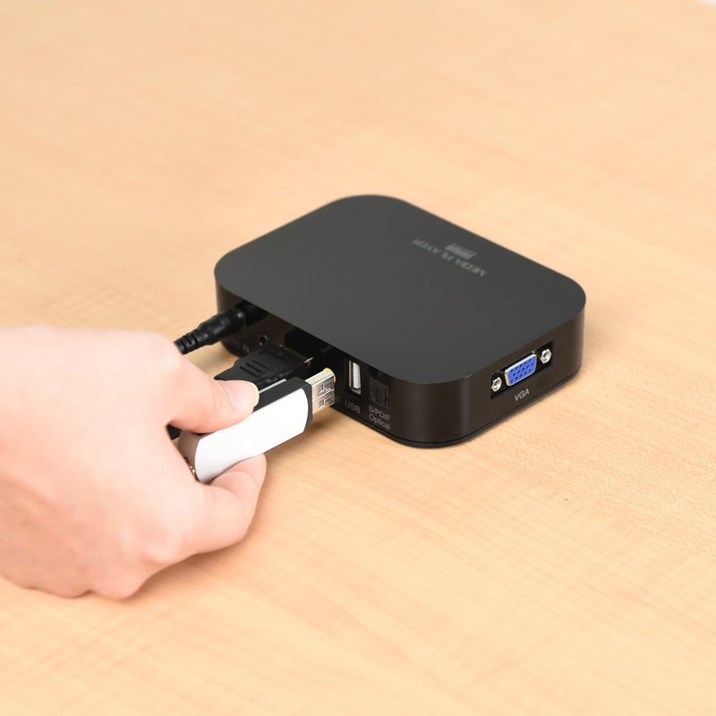 Sanwa Direct 400-MEDI022 Media Player USB/SD HDMI/AV/VGA MP4 Remote Control