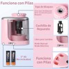 Sacapuntas Eléctricas Portátil para Niños, Sacapuntas Rápido Oficina con 2