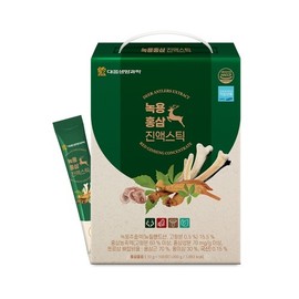 Daewoong Deer Antler Red Ginseng Extract Stick 10g 100 Pouches / 대웅 녹용홍삼 진액스틱 10g x 100포