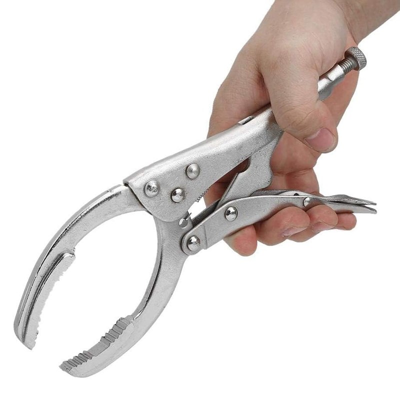 AIMALL Adjustable Oil Filter Locking Pliers, 2-4 Inch Grip Range,