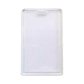 Tamagawa Seisakusho ID Card Holder, 2 IC Cards + Separator, Slide to Open Clear Hard Case, Vertical