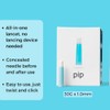 Pip Lancets, 30g x 1.0mm, Blue, 100ct Box