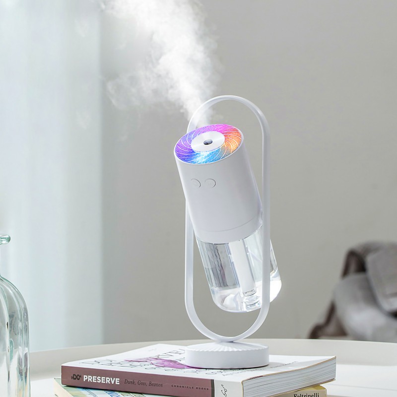 Wireless Humidifier 360 Degree Rotary Fine Mist Low Noise USB