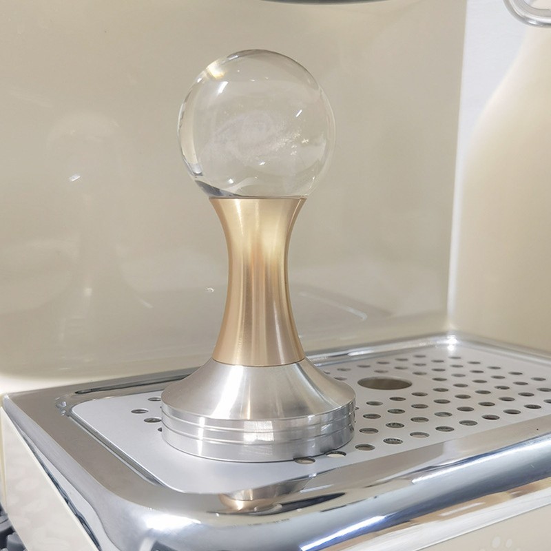 Coffee Tamper Food Grade Stainless Steel Crystal Ball Coffee Powder