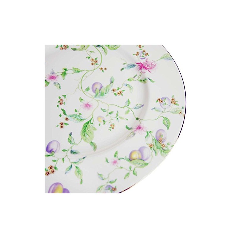 Wedgwood Sweet Plum Plate, 10.6 inches (27 cm), Total Handle