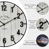 Large Old Town Farmhouse Wall Clock – 24 Inches Rustic