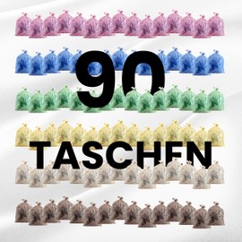 FRIO - Set of 6 Packs of 15 Scented Bags 30 Litre with 6 Different Flavours and Colours - 52 x 58 cm - Premium Bin Liners, Extra Durable