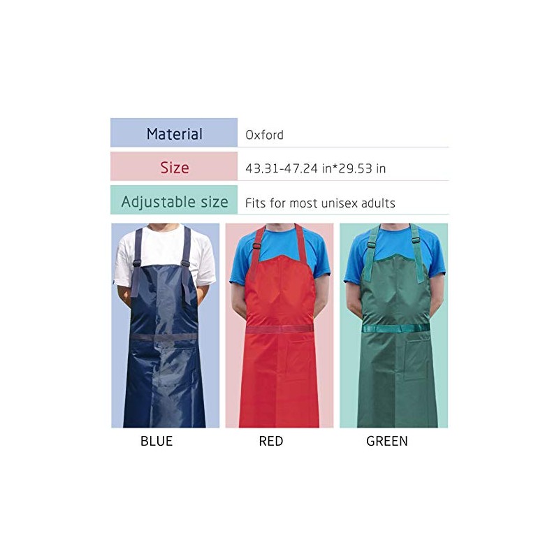 Kelendle Protective Trimmer Safety Chaps with Pocket & Adjustable Straps