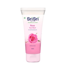 Sri Sri Ayurveda Rose Face Wash, 60ml
