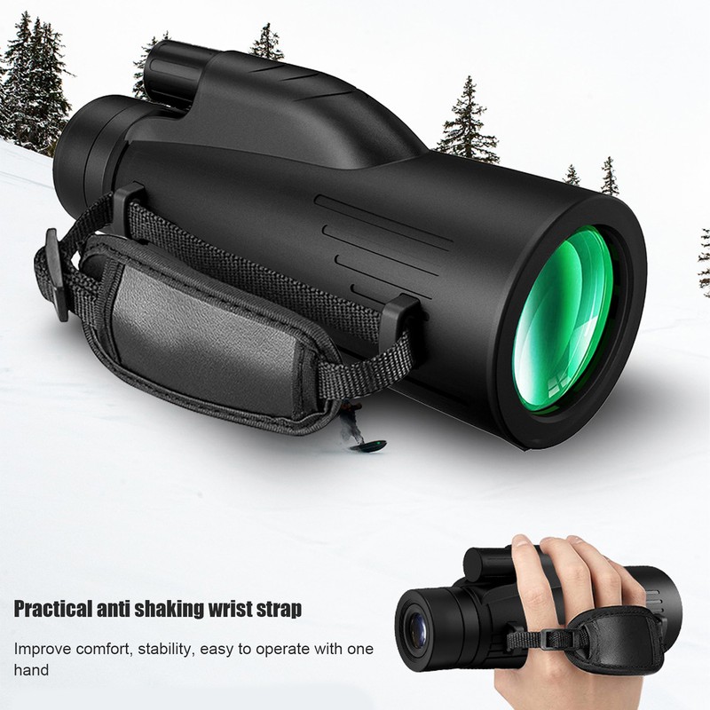 12x50 HD Large Aperture Monocular Telescope Anti Shaking Handheld Monocular
