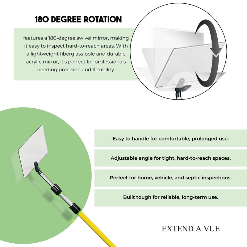 Extend A Vue - Flex Vue Inspection Mirror with Threaded