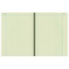 National Brand Computation Notebook, 4 X 4 Quad, Brown, Green