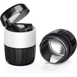 Pill Crusher and Pill Cutter, Pill Crusher Fine Powder, Pill Grinder with Storage Compartment for Tablets, Pill Cutter Splitter for Small and Tiny Pills
