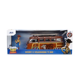 1:24 TOY STORY 1962 VOLKSWAGEN T1 BUS w/WODDY Toy Story Mini Car