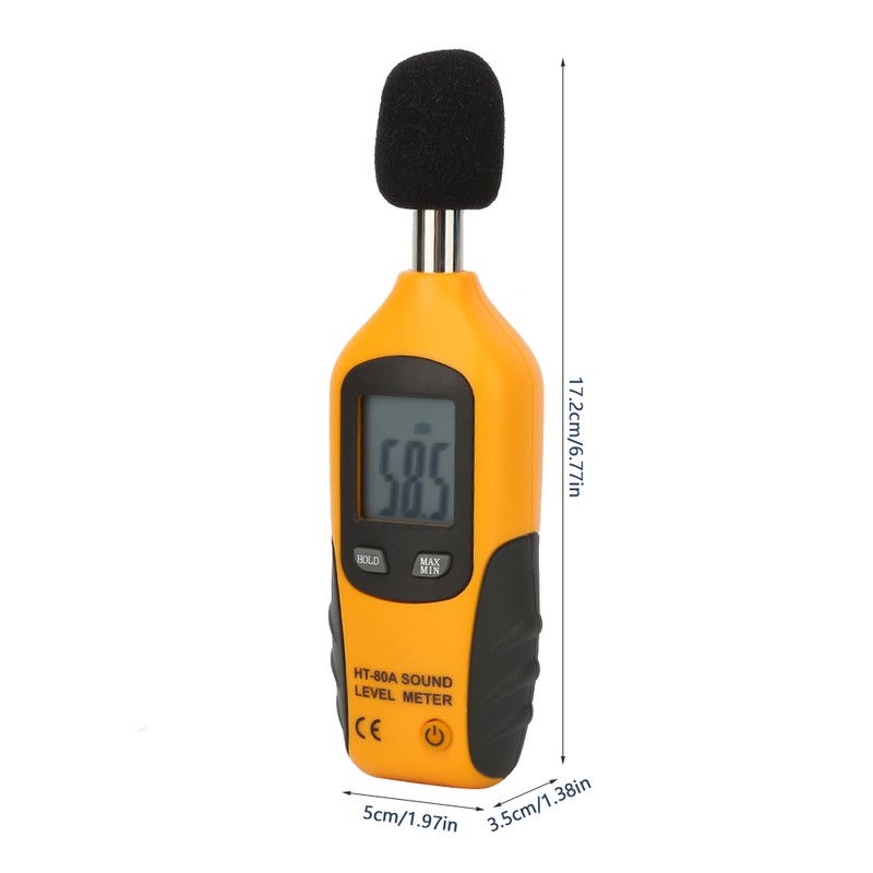 HT-80A LCD Display Noise Tester Sound Level Monitoring Tester Meter