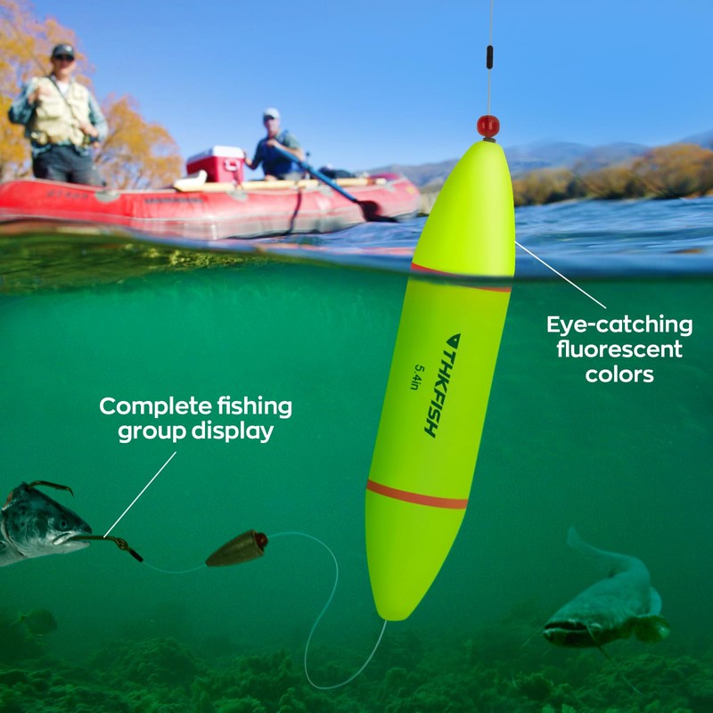 THKFISH - Bobbers flotadores EVA-Slider-Bobbers para pesca de mar, bagre,