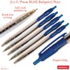 NATARAJ Snappy Ballpoint Pens, Retractable, BLUE, 0.7mm Fine Point, Pack