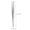 Gatuida 4pcs Stainless Steel Pin Bone Tweezers Long Manicure Tweezers