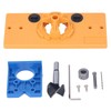 35mm Hinge Hole Saw Jig Drilling Guide Cutter Bit Set