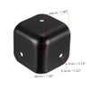 sourcing map 8pcs Box Case Corner Protection Edge Protection Metal