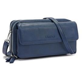 Small crossbody bags for women RFID Phone Wallet Purse Wristlet Clucth Handbag Laether