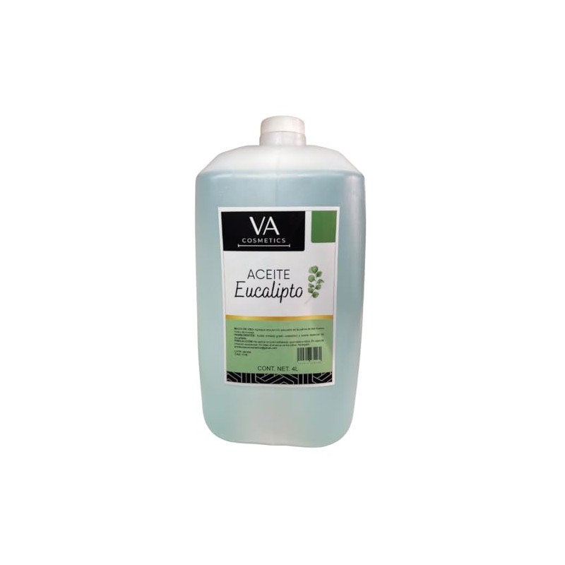 Aceite Masajes Eucalipto Corporal Spa Profesional 4 Litros VA