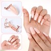 20 Pcs Wudu Nails Rings, Reusable Nail Rings, Non-Tarnish Metal