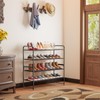 SUFAUY 2-Tier 33" Wide Shoe Rack, Closet Metal Shoe Rack