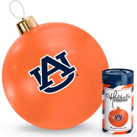 Holiball Inflatable Collegiate Holiday Ornament – Indoor and Outdoor Use – Reusable and Storage Friendly – The Ultimate Holiday Decoration – 30" – Auburn University