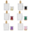 Sonew 6Pcs Glass Refillable Spray Bottle, Empty Perfume Bottle Atomize