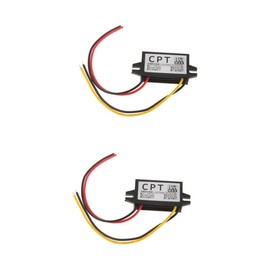 Tofficu 2pcs Vehicle Voltage Converter Stabilizer to Compact Digital Stabilizer Kit for Reliable Car Power Supply Easy Installation Durable Dc Converter