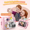 Kids Camera Instant Print, Front Rear Dual Selfie Kids Camera