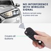 kwmobile Car Key Case Compatible with Vauxhall 2-Button Flip Key