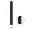 Nail Files Black Straight Nail File Double Sided Vivid Stella