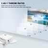 Mini Projector Home Portable HD 1080P Wall Projection Video USB