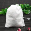100 Pcs Disposable Tea Filter Bags Empty Cotton Drawstring Seal
