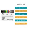 Sedremm Dry Erase Director's Film Movie Clapperboard Slate for Film