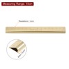 sourcing map Aluminium Hollow Scale Ruler 15 cm Metric Triangular