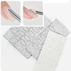 Dual Ended Nail Cuticle Pusher with 100pcs 180/240 Self-adhesive Grit