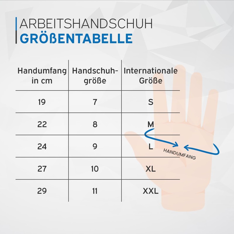 kör4u® 10 Pairs Of Breathable Work Gloves, Universal Protective Gloves