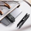 OMOTON 360° Rotating Laptop Stand Riser for Desk, Ergonomic Foldable