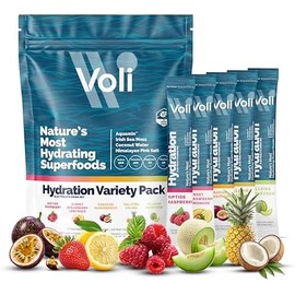 VOLI WELLNESS- Hidratación Voli, Paquete Variedad, Hidratación Superalimento, Musgo de Mar Irlandés, Aquamin (Magnesio Natural), Coc