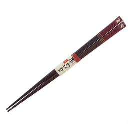 Ishida 11172-0 Chopsticks Made in Japan Shell Craft Abalone Color Rabbit Wooden (Natural Wood) Lacquer Painted 8.1 inches (20.5 cm) Vermilion