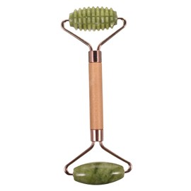 Minkissy Facial Massage Lifting Roller Jade Face Sculpting Tool under Eye Massager Gua Sha Tool Skincare Essential for Elasticity