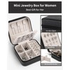 Vlando Travel Jewelry Case with 16 Earring Plates,Small Travel Jewelry