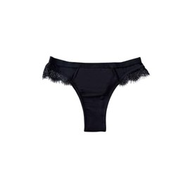 Barepanties JOSEPHINE absorbant period underwear for women washable (US, Alpha, Medium, Regular, Regular, Black)